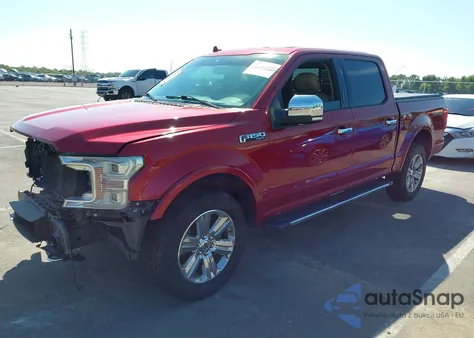 2018 Ford F-150 Lariat from USA, damaged, VIN 1FTEW1EG9JKF39237